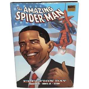 The Amazing Spiderman ELECTION DAY Barack Obama Marvel Stan Lee USA HC DJ 2009 - Bild 1 von 8