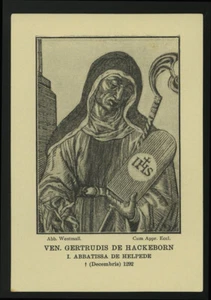 santino - Heilige Karte S.D. GERTRUDIS VON HACKEBORN - Bild 1 von 1