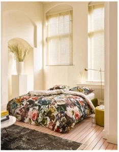 Essenza Famke Queen Duvet Cover and Two Standard Shams Vanilla. Brand New! - Picture 1 of 10