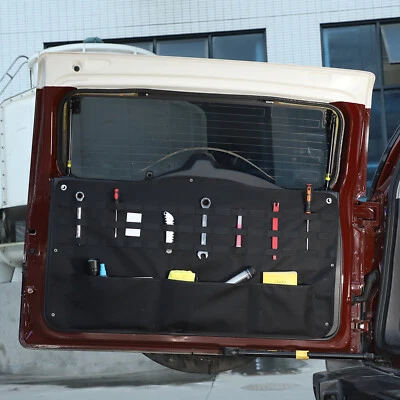 Tailgate Molle Panel Trunk Organizer Tool Holder Storage bag Fits FJ Cruiser 07+ Foto 1 de 4