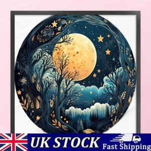 Full Embroidery Cotton Thread 11CT Printed Moonlight View Cross Stitch 50x50cm - Picture 1 of 12