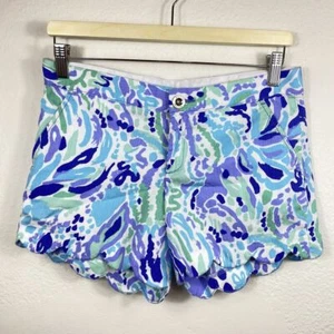 Lilly Pulizter Größe 2 Shorts The Buttercup gewellter Saum Strand adrett bunt - Bild 1 von 9