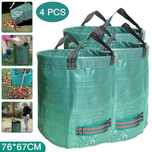 4x Laubsack Garten 272Liter XXL faltbar Gartensack Grünschnitt Gartenabfallsäcke - Bild 1 von 12