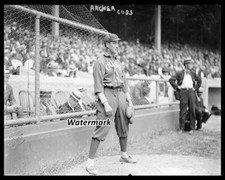 MLB 1913 Chicago Cubs Catcher Jimmy Archer Black & White 8 X 10 Photo Picture 