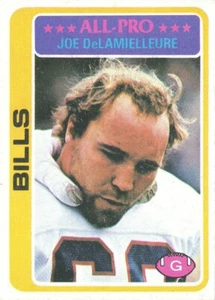 1978 TOPPS Joe Delamielleure BILLS Michigan State MSU-SPARTANS HOF - Imagen 1 de 1