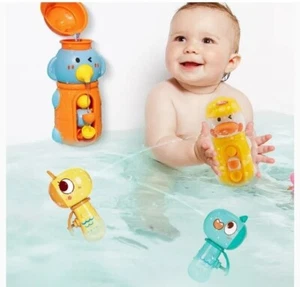 Bathtub Water Toys Bath Toys For Toddlers 4 Pk- 2 Ducks & 2 Water Guns - Picture 1 of 12