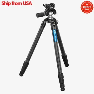 NEW Leofoto LM-324CLX+MH-50LRC Tripod 75mm Outdoor Shooting Set with BallHead - Picture 1 of 7