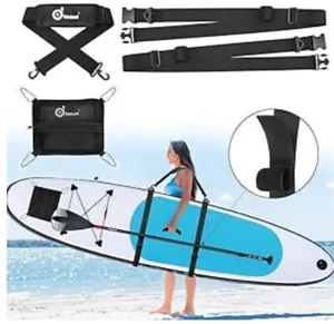 Paddle Board Tragegurt & Decktasche Kajak Surfbrett Schulterschlinge Surfen UK  - Bild 1 von 1