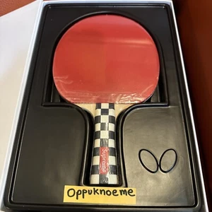 New Supreme Butterfly Table Tennis Racket Set Ping Pong Red White Black Case - Picture 1 of 7