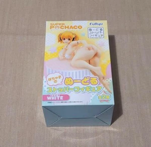 Pochaco White swimsuit Noodle Stopper Figure FuRyu Taito Super Pochako Japan Toy - Picture 1 of 4