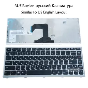Teclado ruso para portátil Lenovo Ideapad U410 Touch 25203620 25203680 25203740 - Imagen 1 de 3
