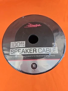 Rocketfish 100 ft 16 Gauge Speaker Cable Copper Wire RF-G1151 - Picture 1 of 3