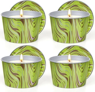 Citronella Candles Outdoor Bulks - 4 Packs Lemongrass Candle Set Indoor Summer C - Image 1 of 4