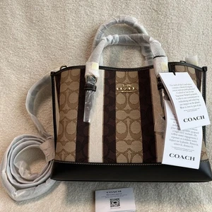Excellent Condition Coach Shoulder Bag Handbag Signature C8416 - Picture 1 of 12