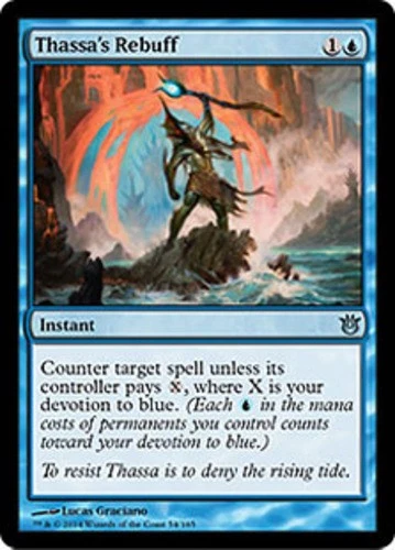 Thassa's Rebuff - Born of the Gods #54/165 MTG Magic The Gathering - Image 1 of 1
