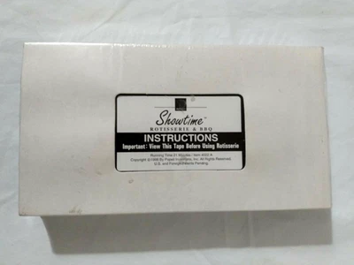Ronco Showtime Rotisserie & BBQ Instructions VHS New Factory Sealed - Image 1 of 4