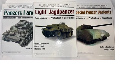 Lot Of 3 Schiffer Spielberger German Tank Hardbacks. Panzers & Jagdpanzer! Foto 1 de 4