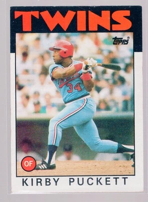 * 1986 Topps #329 - KIRBY PUCKETT - Image 1 of 2