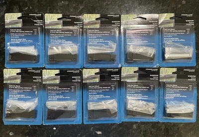 Lote de 10 fechaduras de janela deslizante Prime-Line F 2512 preto fundido - Imagem 1 de 3