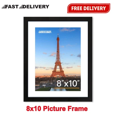 Paquete de 1 marco de fotos 8x10, marco de fotos con plexiglás HD, imagen de pantalla, mesa Foto 1 de 4