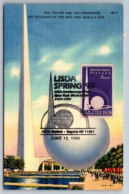 #853 New York World's Fair Maxi Card w/Pictorial Cancel - Image 1 of 2