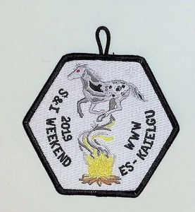 Es Kaielgu Lodge 311 Inland Northwest WA 2019 S&I Weekend Patch BLK Bdr (PK1269) - Picture 1 of 2