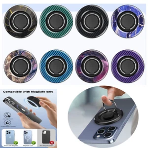 Finger Ring Holder Stand Grip 360° Rotating For Cell Phone Car Magnetic Mount - Picture 1 of 25