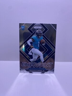 Travis Etienne Jr. 2021 Prizm Emergent Rookie E-14 Jacksonville Jaguars RC - Image 1 of 2
