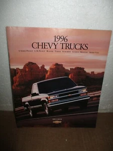 1996 Chevy Trucks Brochure/Pamphlet :  S-Series Pickup, C/K Pickup, Blazer, Taho - Picture 1 of 4