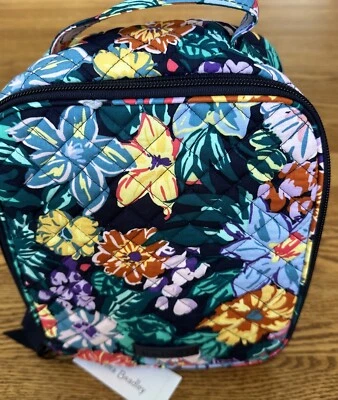 Vera Bradley Lunch Bunch Happy Blooms Estuche Bolso de Mano Fresco Flores Florales NUEVO Foto 1 de 4