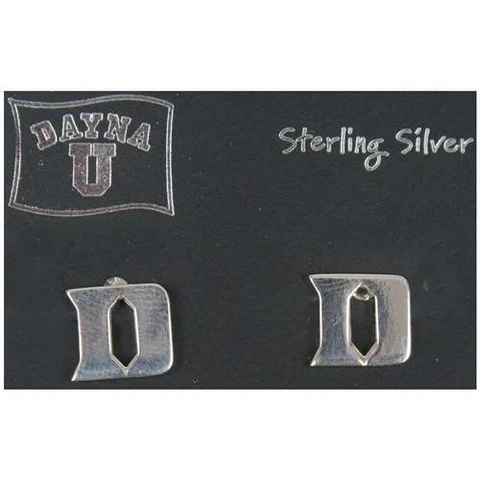 Duke Blue Devils Sterling Silver Earrings Cover