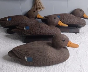 4 Vintage Duck Decoy Flambeau Plastic Hunting Decoys 15" USA MADE - Picture 1 of 14