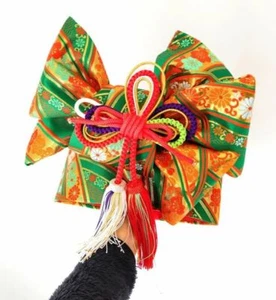 Like new, Kimono Belt, Tsukuri Obi, Girls/Womens Japanese Hanhaba Sash vintage - Picture 1 of 10