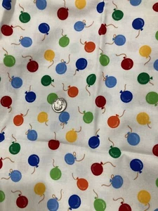 VIP Cranston Print Works Fabric / Birthday Party Balloons / 23 x 42 inches - Picture 1 of 3