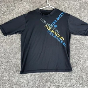 Maui and Sons Casual T-Shirt Youth Boy's L Black Logo Spell Out Short Sleeve - Picture 1 of 7