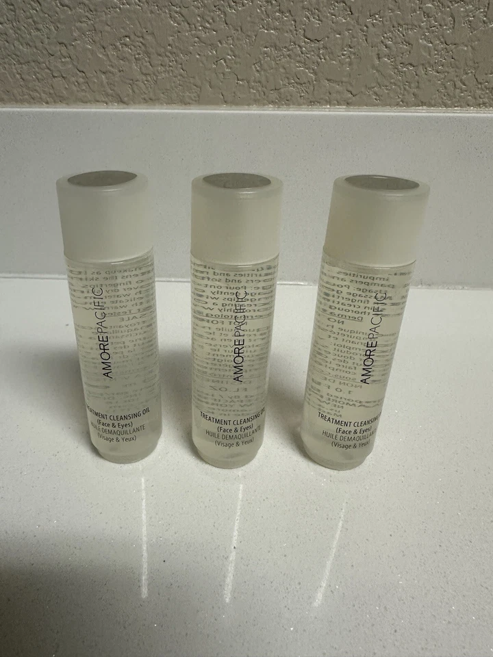 Limpiador facial aceite limpiador tratamiento AMOREPACIFIC 1,0 OZ/30 ML cada botella. Foto 1 de 3