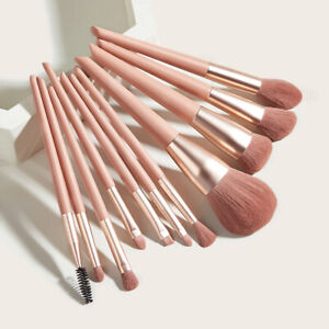 11Pcs Makeup Brushes Tool Set Cosmetic Powder Eye Shadow Foundation Blush Brush