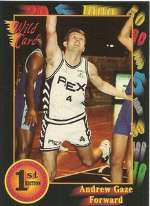 Andrew Gaze Wild Card 1991-92 College Basketball Card #45