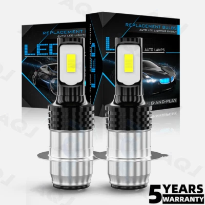 For Honda ATC200ES Big Red 1984 ATC 200ES - LED Headlights 2x White Bulbs Kit Foto 1 de 4