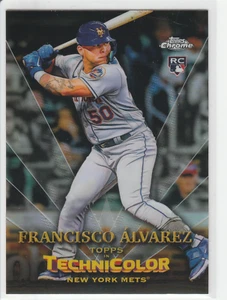 Francisco Alvarez 2023 Topps Chrome Topps in Technicolor #TT-25 Rookie RC Mets - Picture 1 of 2