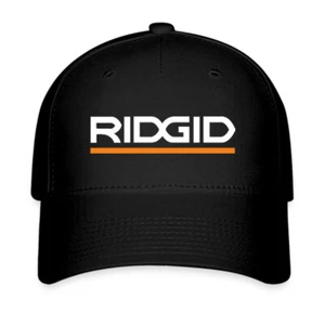 RIDGID Famous Tool Company Black Hat Twill Cap Baseball Cap Size S/M & L/XL - Picture 1 of 4