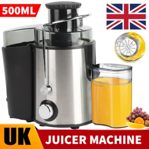 1000W Juicer Machine Whole Fruit Vegetable Juice Extractor Stainless Steel 500ML - Picture 1 of 12