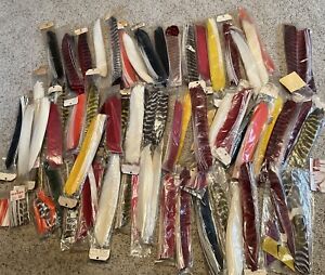 Huge Lot Of Archery Arrow Feathers Fletchings Many Unopened Mostly Full Length