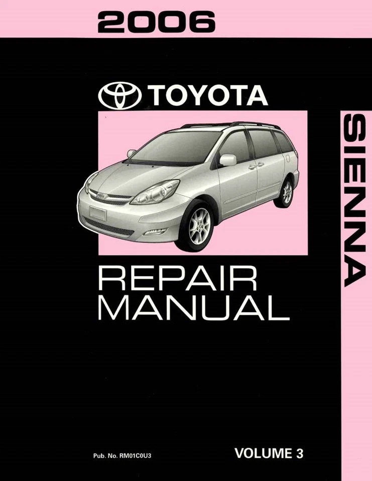 Toyota Sienna 2006 manual de reparación de taller volumen 3 solamente Foto 1 de 1