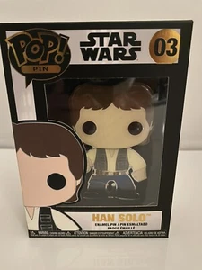 Funko Pop! Pin Star Wars: Han Solo #03 New Unopened - Picture 1 of 5