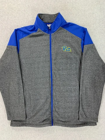 Pitt Panthers Champion Full Zip Jacket (Men's Large) Gray Cover