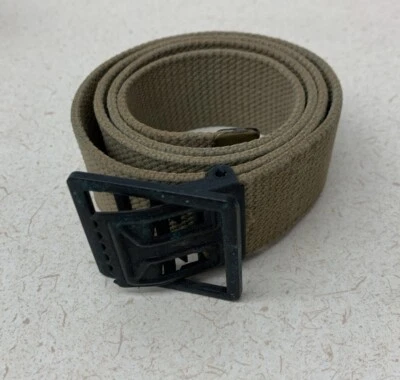 "Cinturón deslizante militar vintage de Estados Unidos hecho en EE. UU. pequeño 35"" de longitud completa" Foto 1 de 4