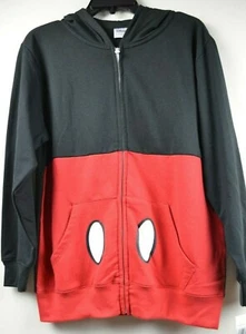 Disney Mickey Mouse Full Zip Hoodie Sweater Jacket Size S(8),M(10/12), XL(18/20) - Picture 1 of 4