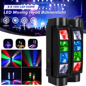 80W Spider RGBW DMX LED Lichteffekt Moving Head Strahl Disco Bühnenlicht Event - Bild 1 von 17