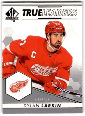 Dylan Larkin 2022-23 SP Authentic True Leaders #TL-12 Detroit Red Wings - Image 1 of 2